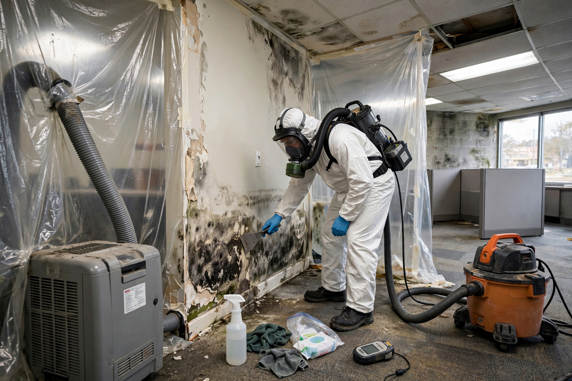 Commercial Mold Remediation in Channelview, TX