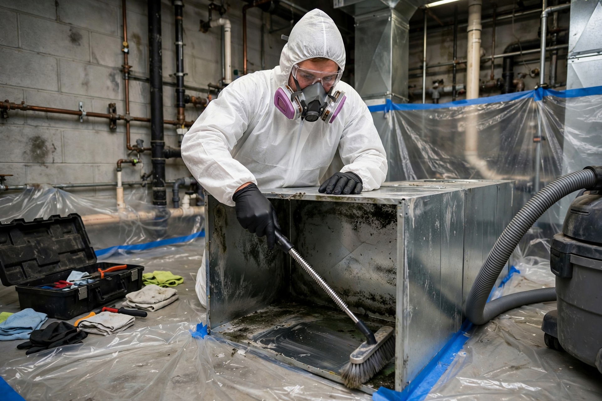 HVAC and Air Duct Mold Remediation in Channelview, TX